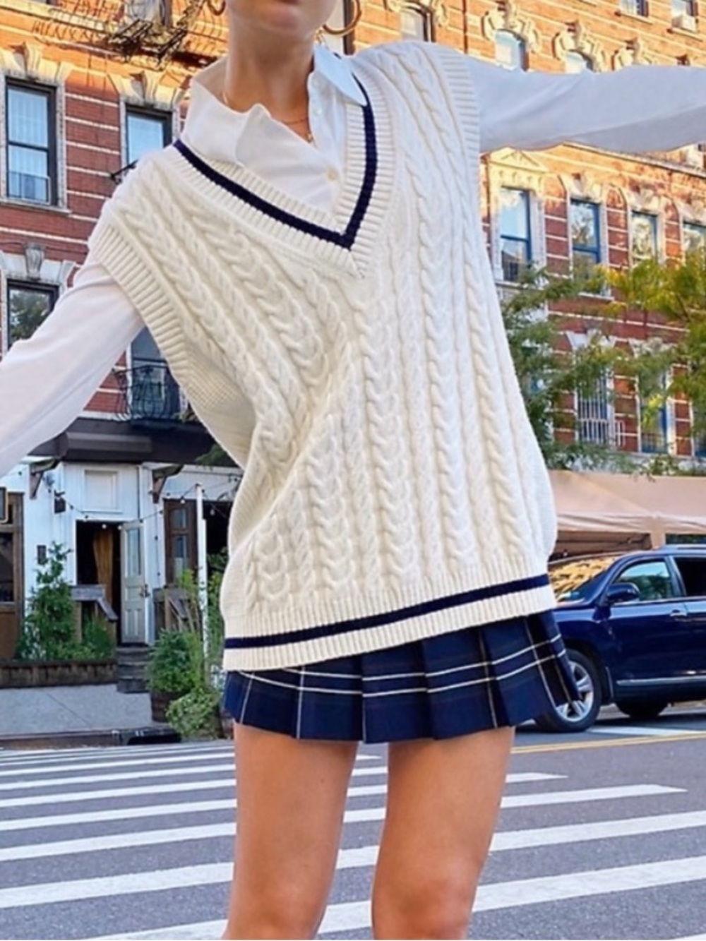 New Aritzia SUNDAY BEST Winston Sweater Vest sz M